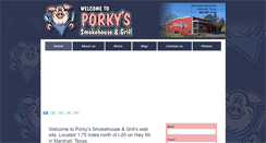 Desktop Screenshot of porkysmokehouse.com